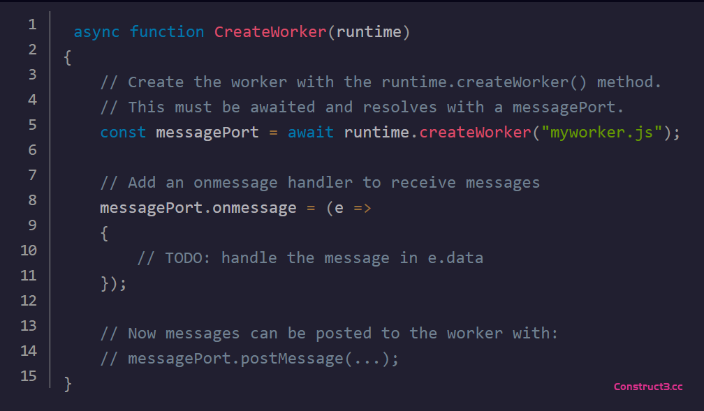 创建工作线程 创建工作线程