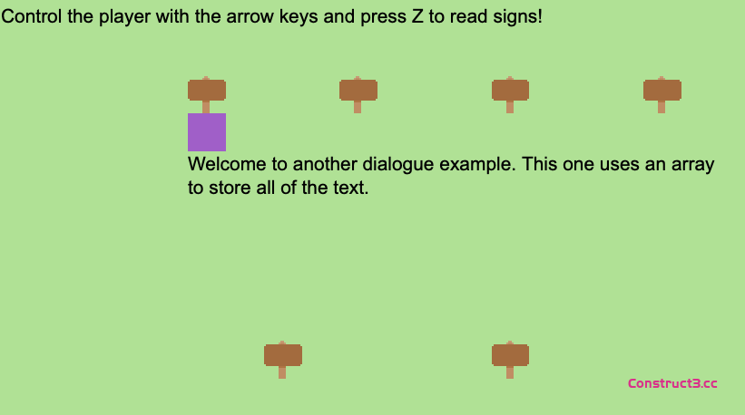 使用数组存储和显示对话框 使用数组存储和显示对话框