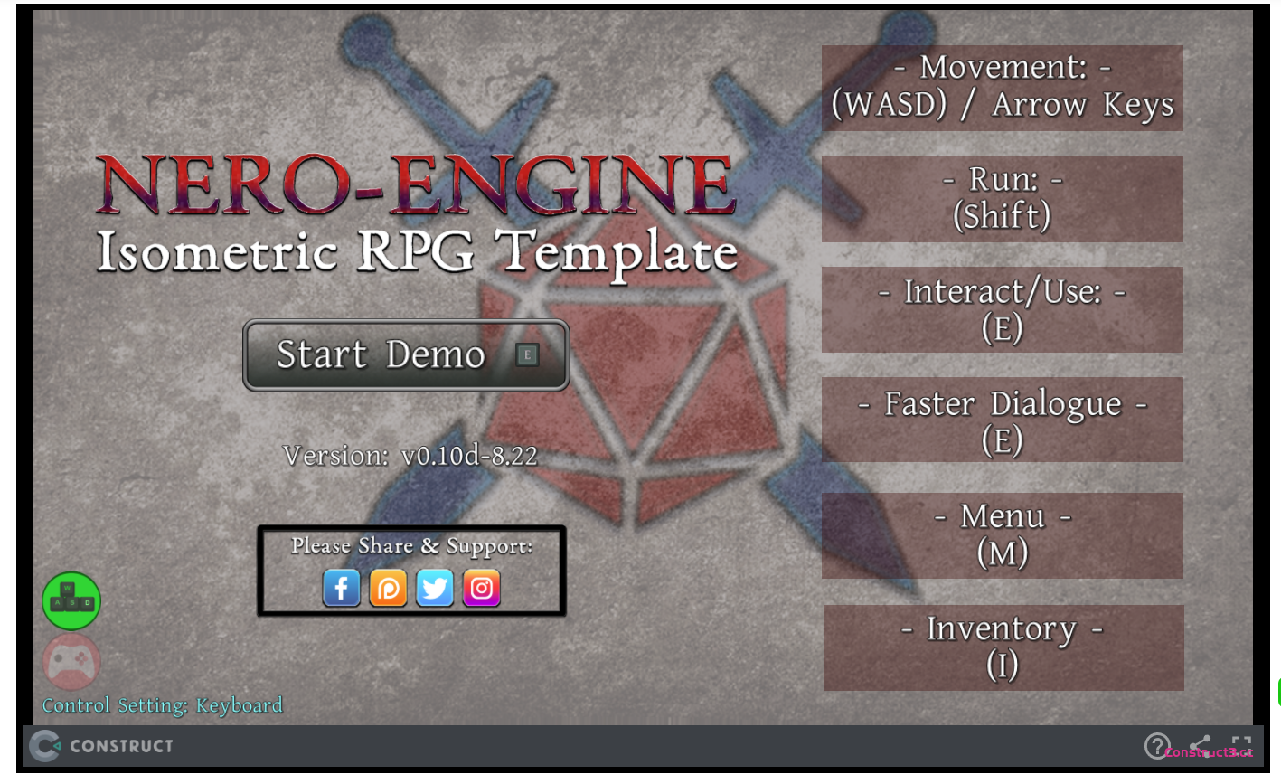 Nero-Engine - Isometric RPG Demo v0.10d 尼罗引擎 - 等轴测角色扮演游戏演示 v0.10d Nero-Engine - Isometric RPG Demo v0.10d 尼罗引擎 - 等轴测角色扮演游戏演示 v0.10d